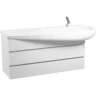 Тумба с раковиной LAUFEN IL BAGNO ALESSI ONE 2450.0.097.631.1 + 8.1497.4.400.104.1 белый 4.2450.0.097.631.1+1497.4